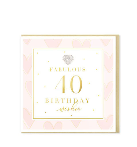 Picture of FABULOUS 40 BIRTHDAY CARD